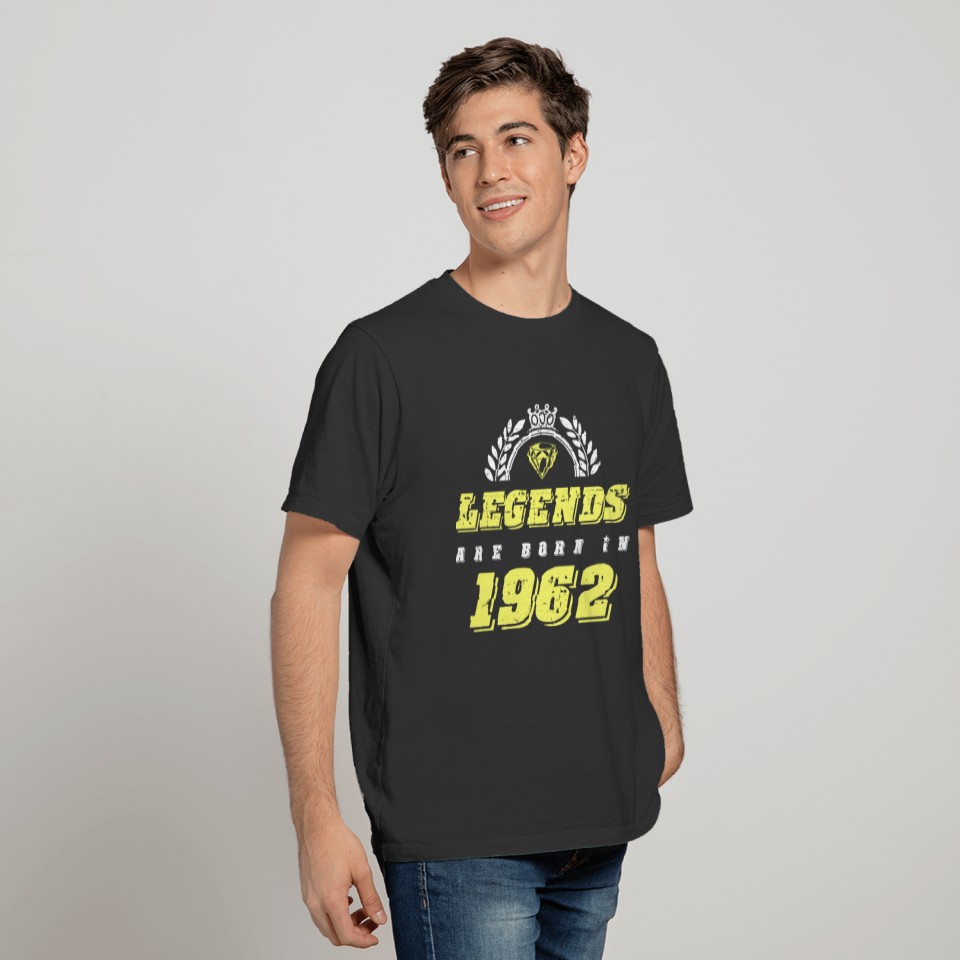 1962 legends born in T-shirt