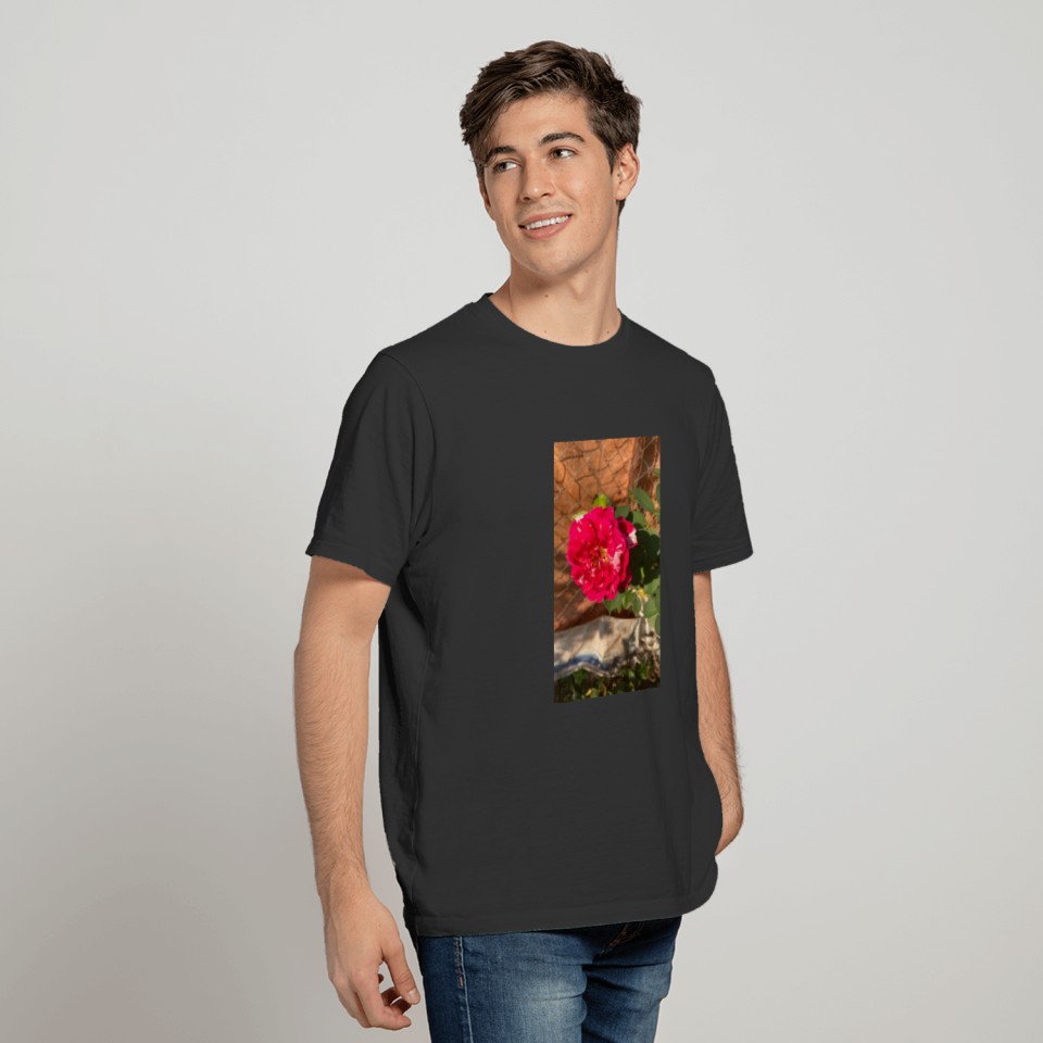 red rose T-shirt