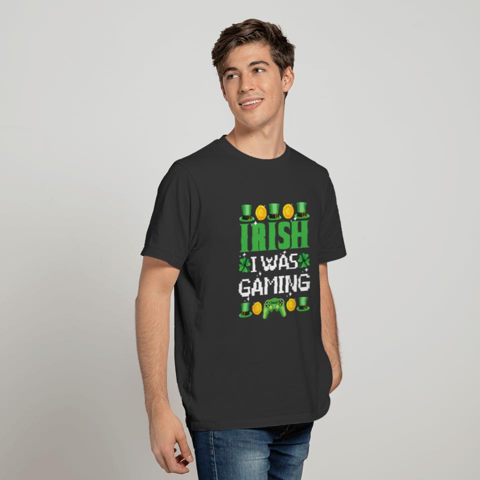 Irish I Was Gaming Leprechaun Hat T-shirt
