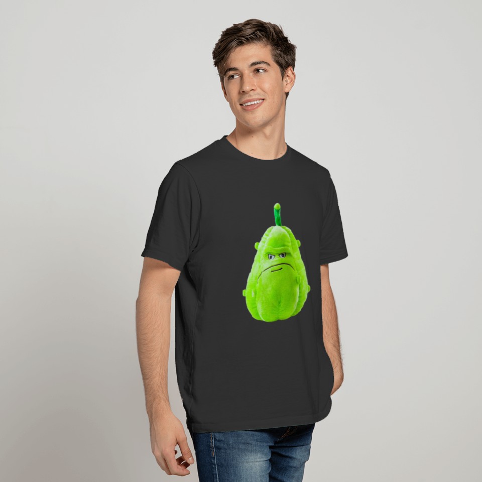 green Angry vegetable T Shirts