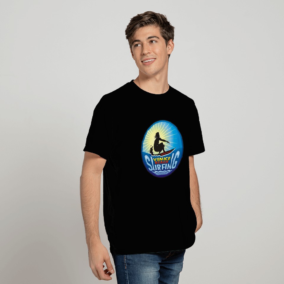 Venice Beach Ca Surfing Essential T Shirts