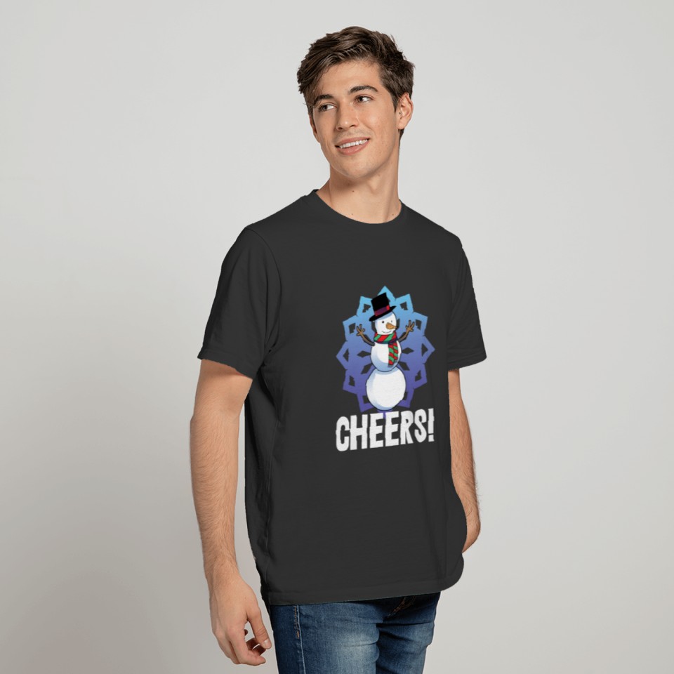 Cheers Snowman T-shirt