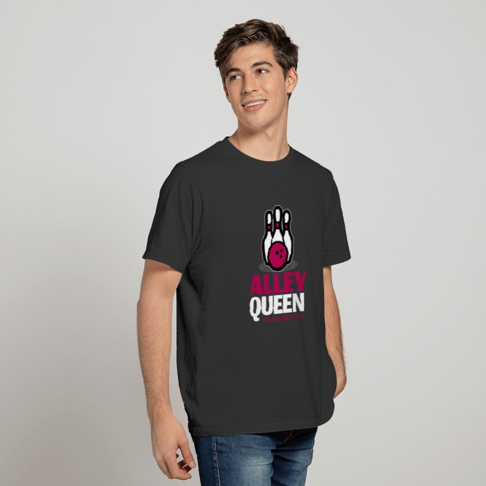 Bowling Girl Alley Queen Rolling Since 1990 T-shirt
