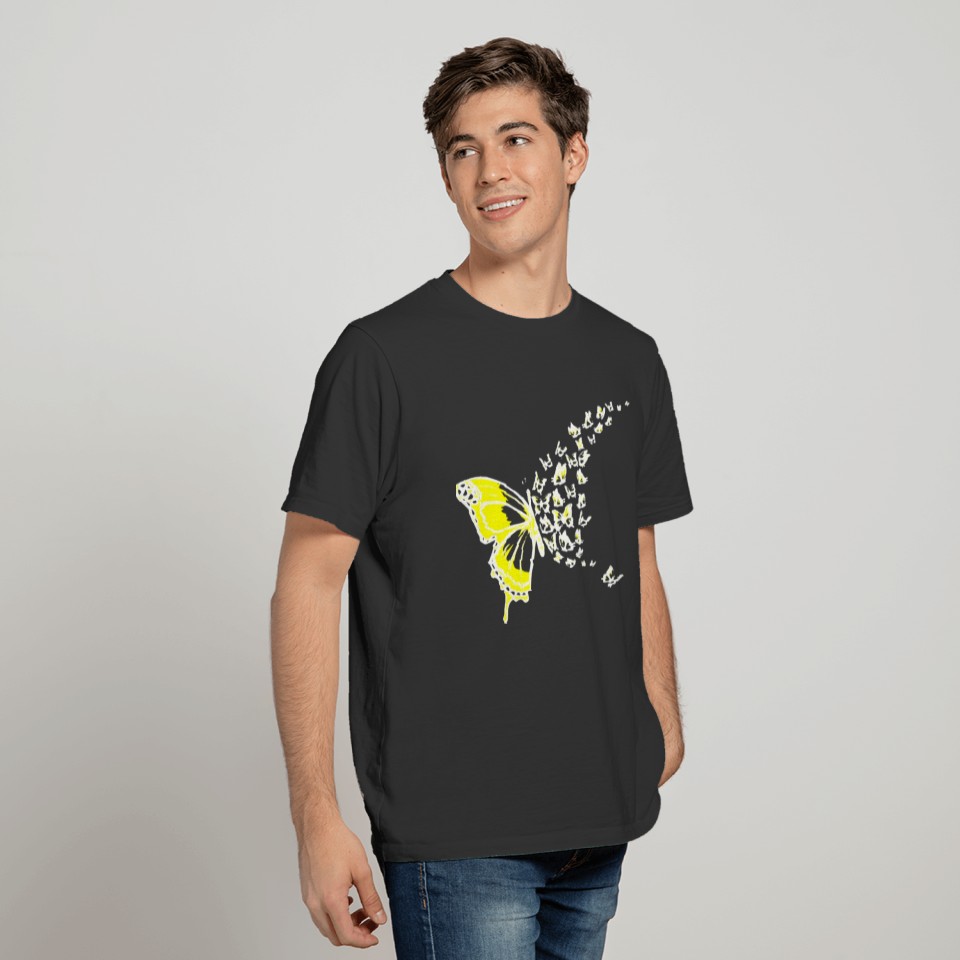 Schmetterlingsschwarm T-shirt