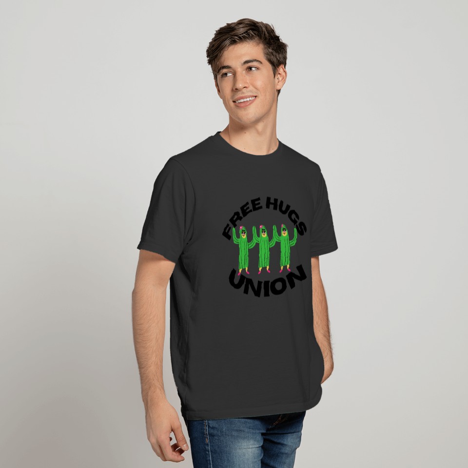 Free hugs union T-shirt