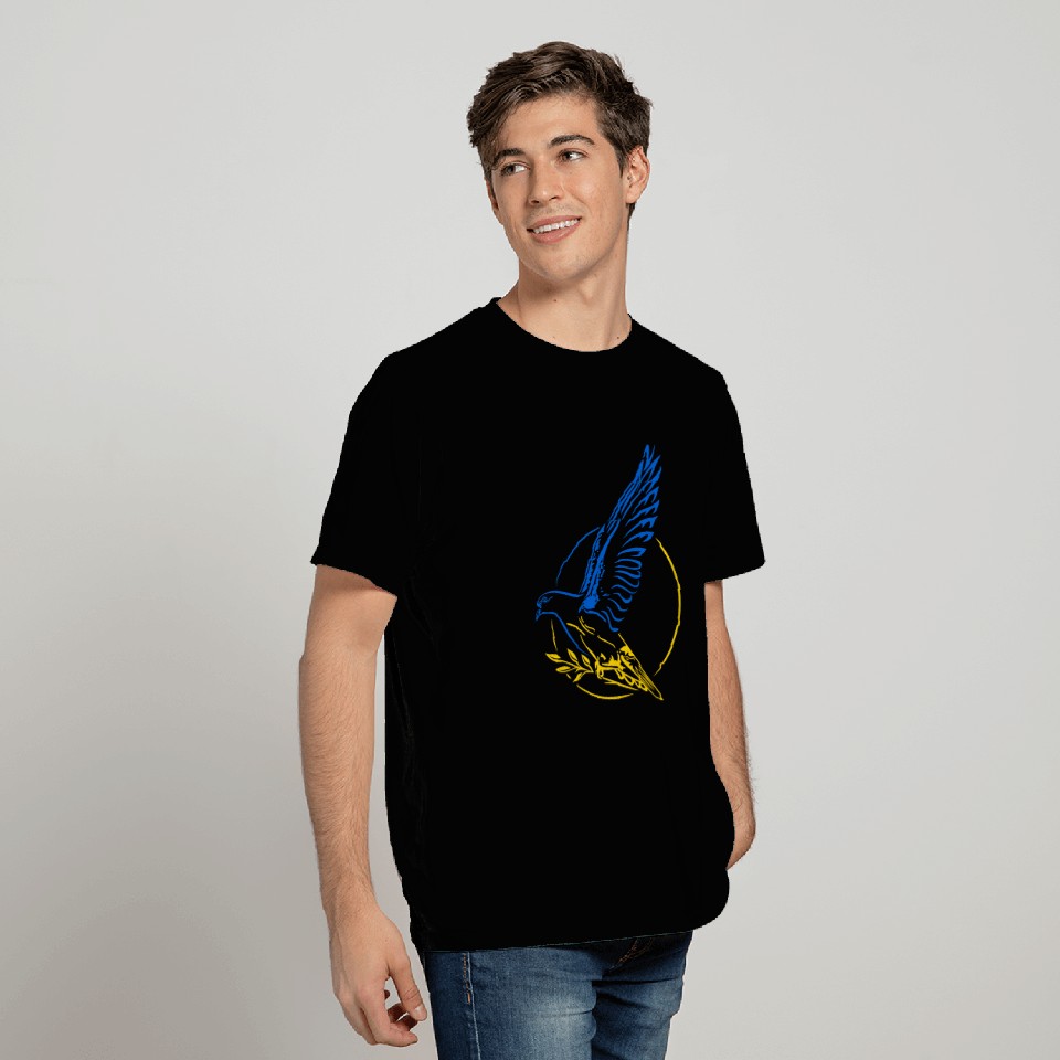 Ukraine Dove Peace T Shirts