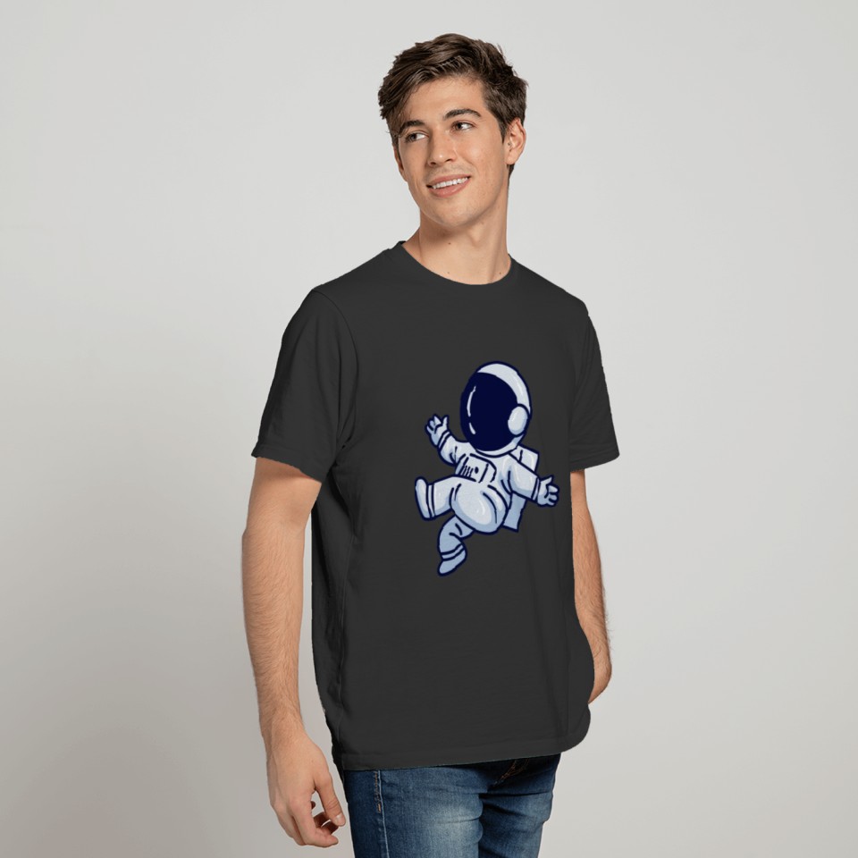 astronaut flying T-shirt