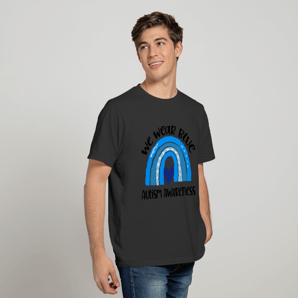 We Wear Blue For Autism Awareness T-shirt