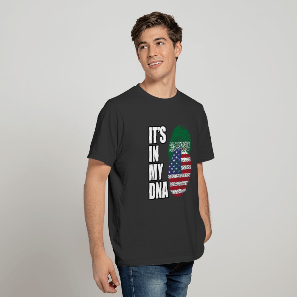 Saudi Arabian And American Vintage Heritage DNA Fl T-shirt