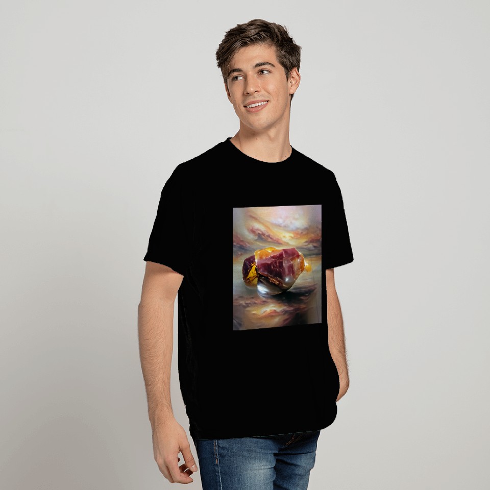 Mookaite jasper crystal gemstone T Shirts