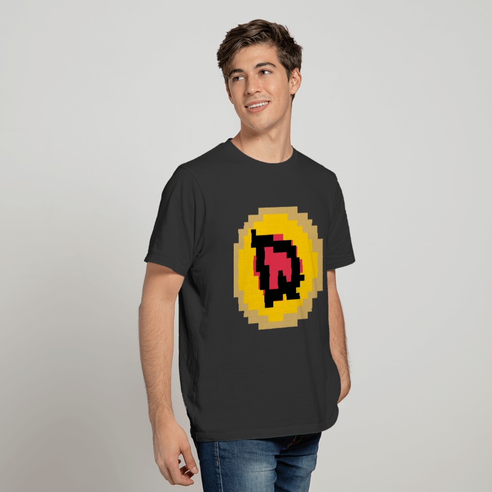 pixelated letter Q T-shirt