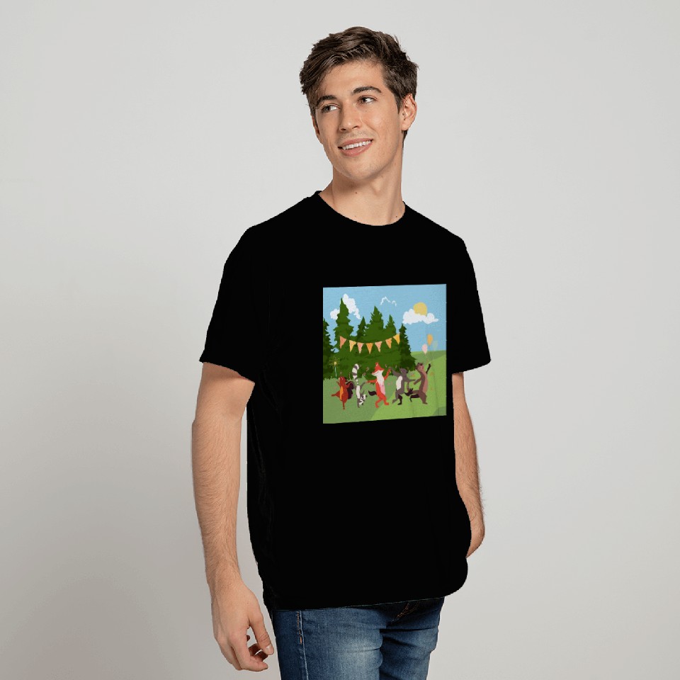 Wild Animals: Forest Fiesta T Shirts