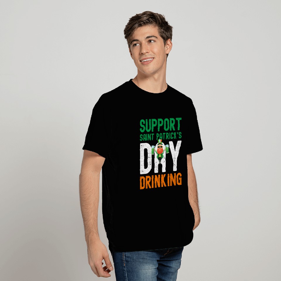 Support Saint Patrick's Day Drinking T Shirts