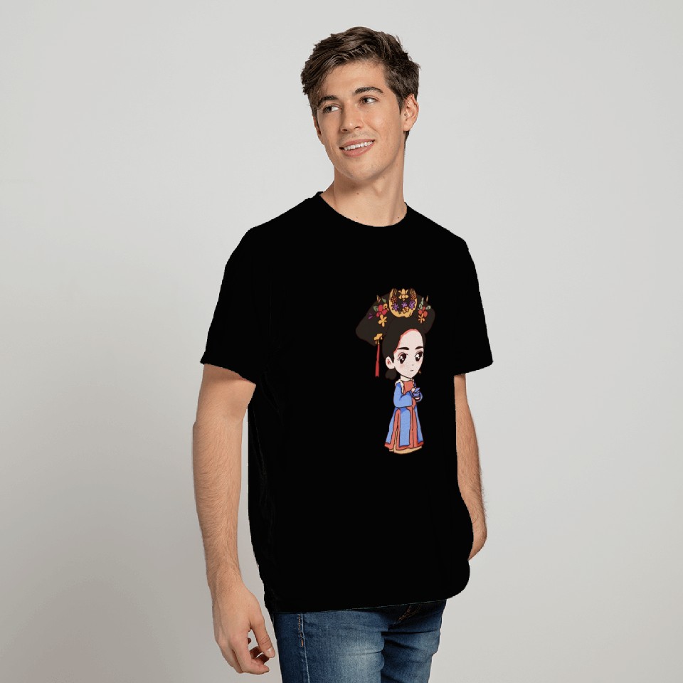 HAND PAINTED GIRL IMAGE T Shirts