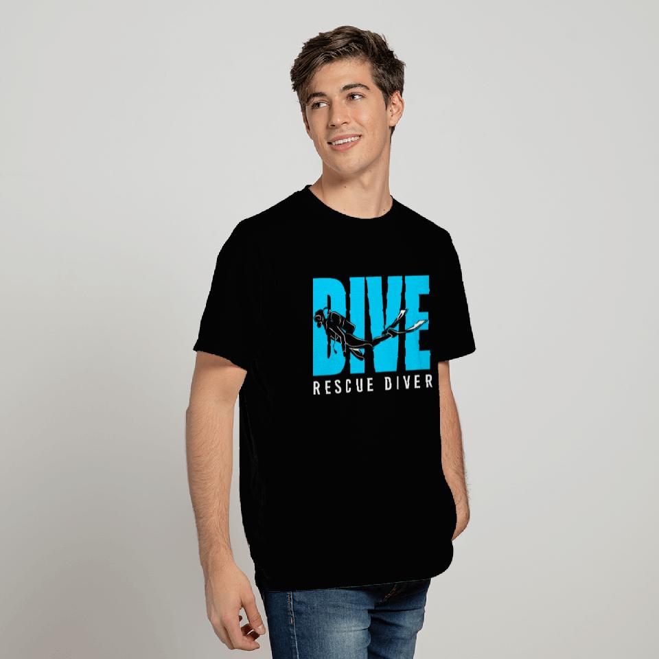 Scuba Diving Dive Rescue Diver T Shirts