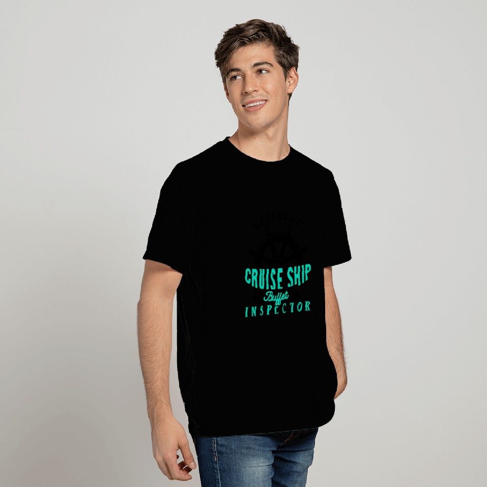 Funny Cruise Ship Buffet Inspector Partners T Shirts