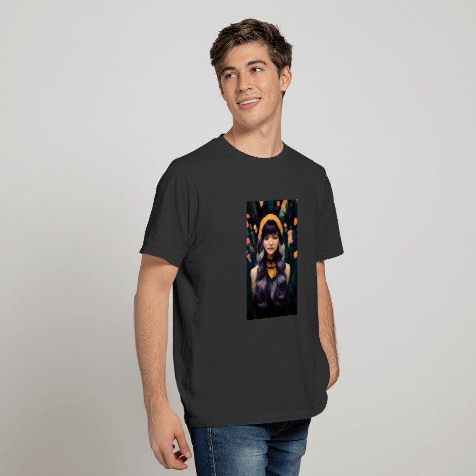 Girl in the magic forest T Shirts