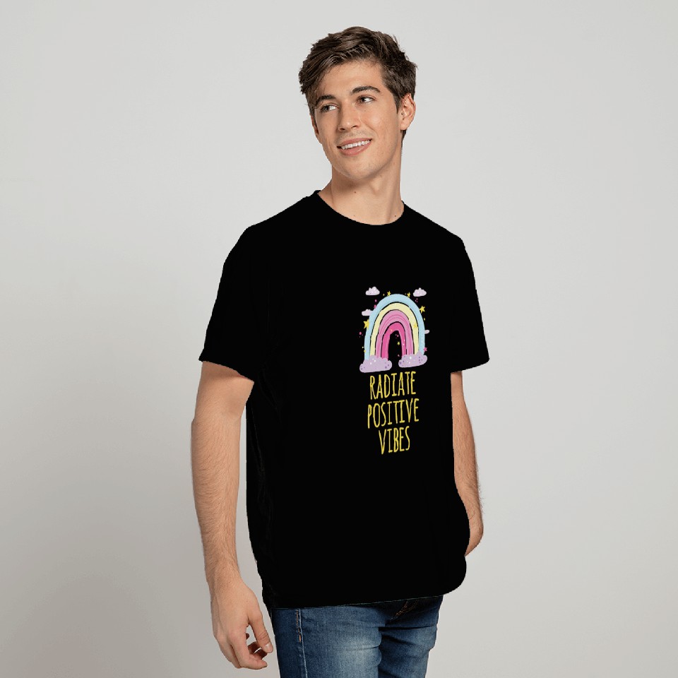 radiate positive vibes T Shirts