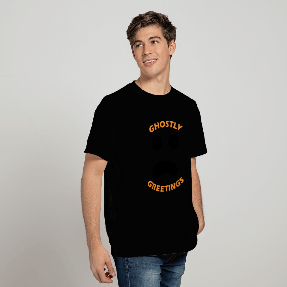 Ghostly Greetings, Halloween Ghostly Greetings T Shirts