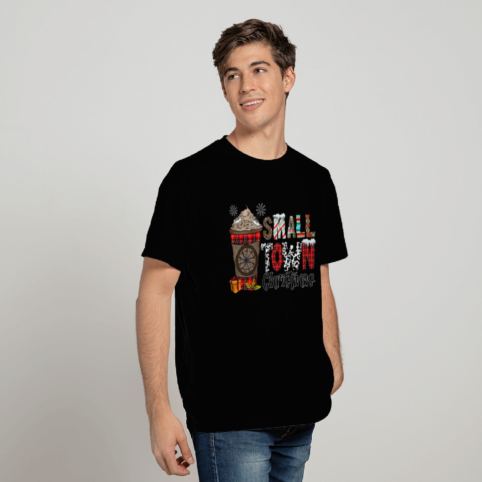 Small Town Christmas Coffee T Shirts