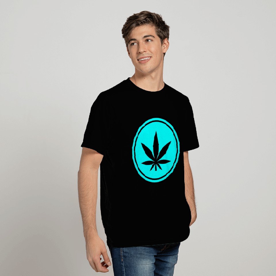 Hemp leaf icon T Shirts