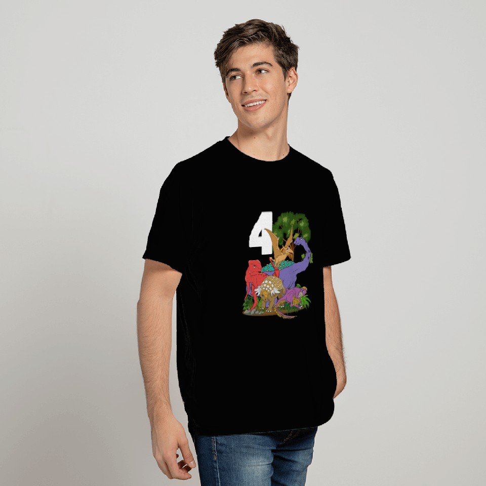 Dinosaur Dinosaur Paradise For Ages 4 T Shirts
