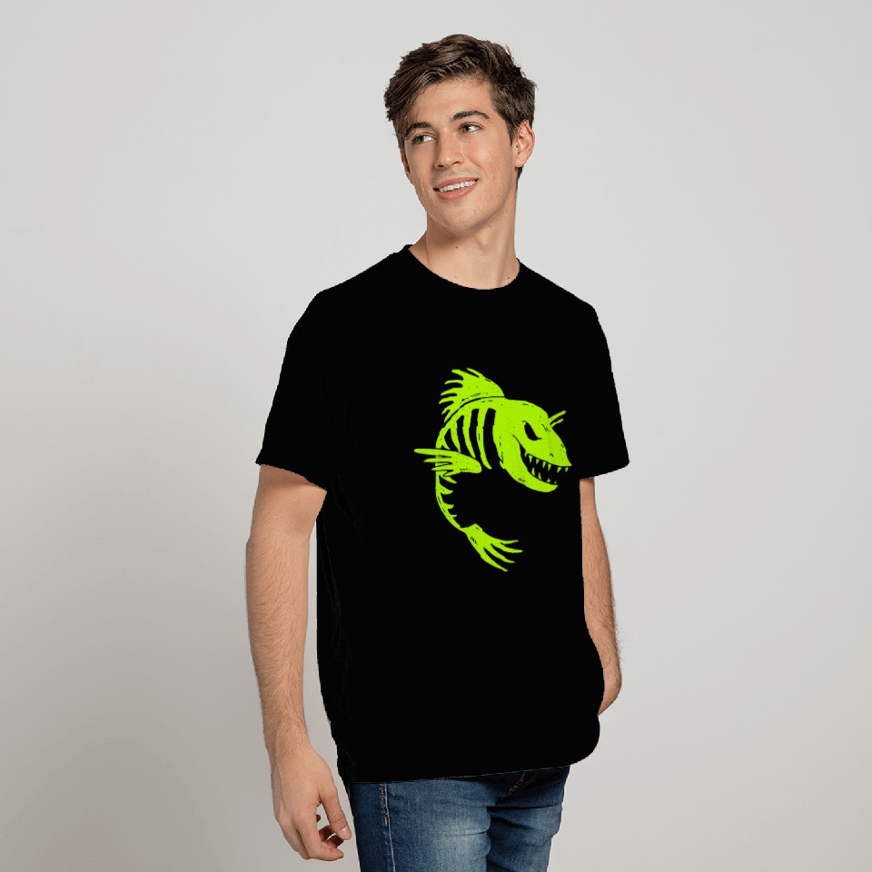 Fish Skeleton T Shirts