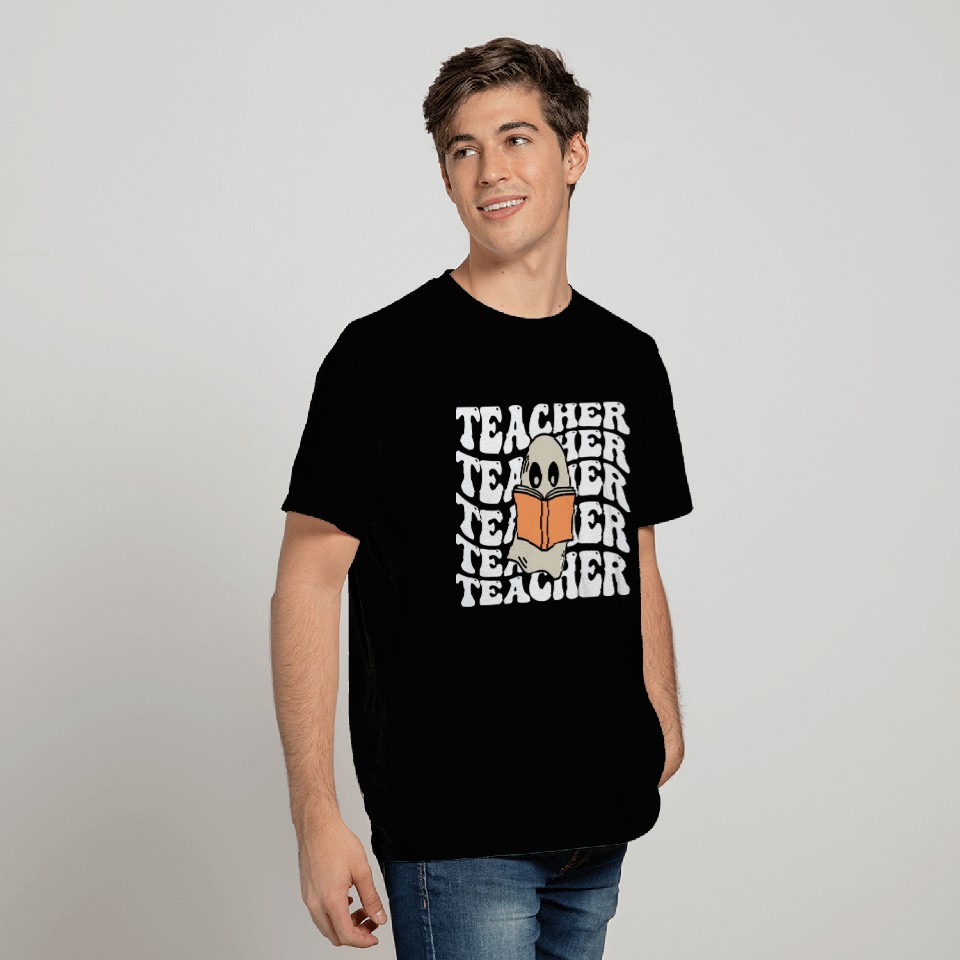 ghost teacher reading T Shirts
