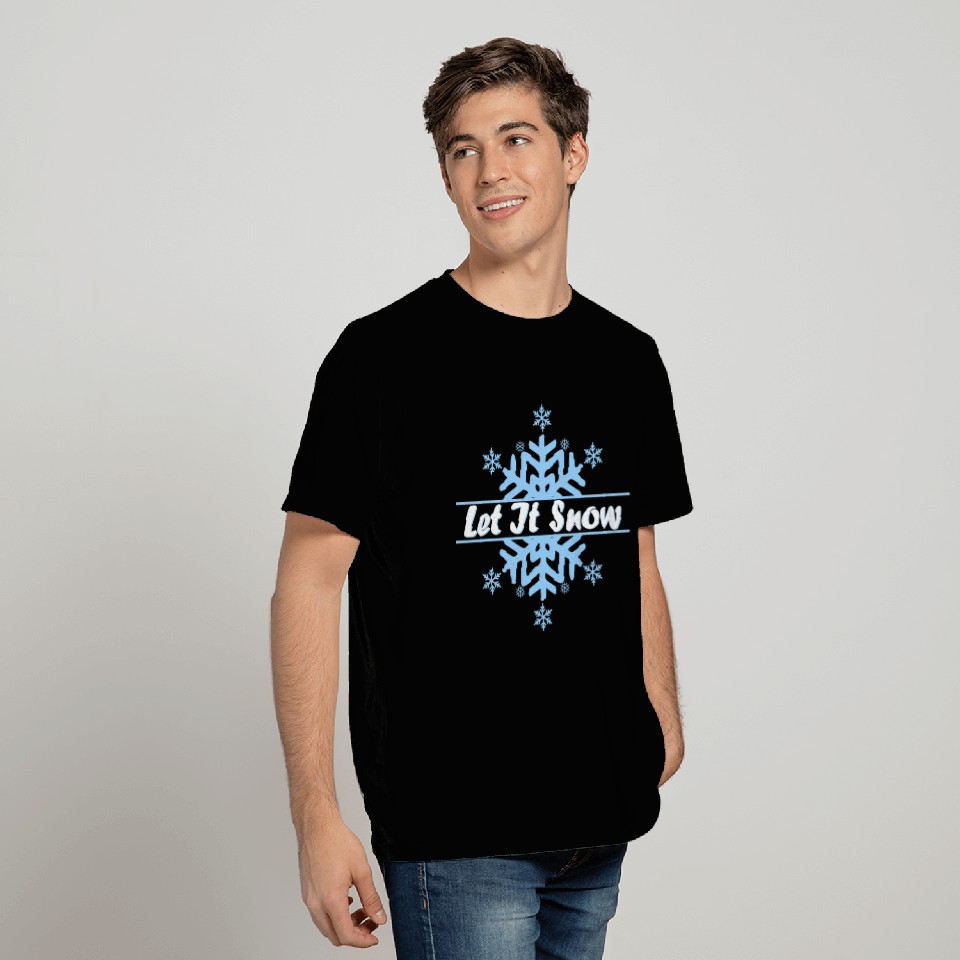 Let it snow in Christmas T Shirts