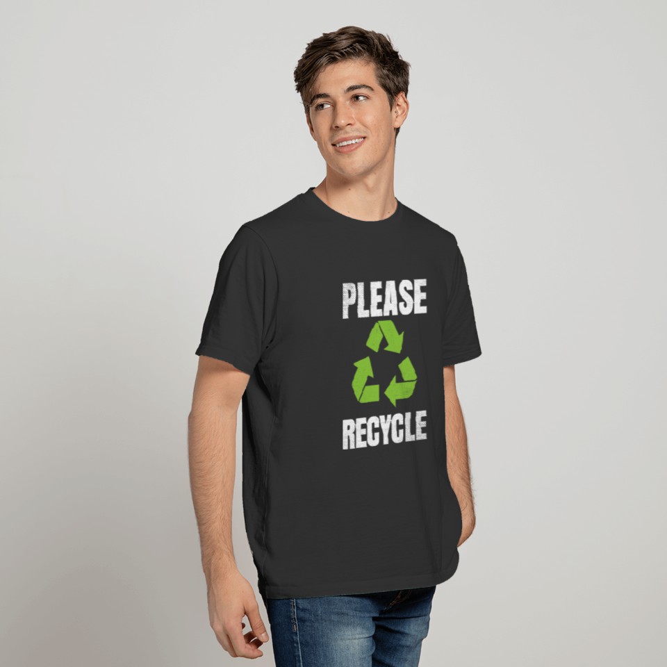 Please Recycle Clothing Gift Men Women Kids Earth T Shirts