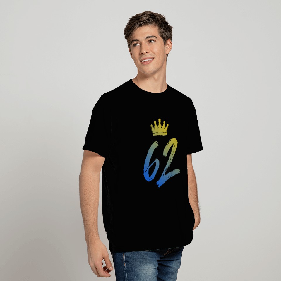 62 number crown T Shirts