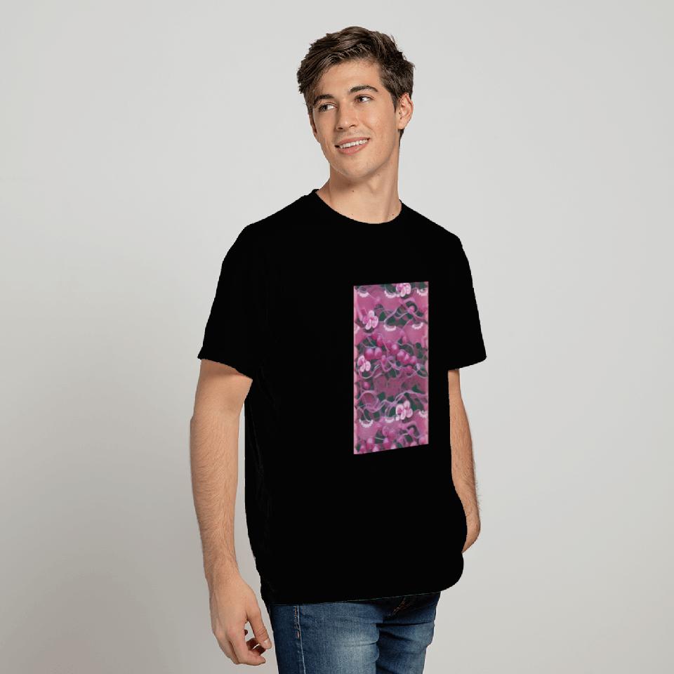Cherry Blossoms in Lace Attire T Shirts