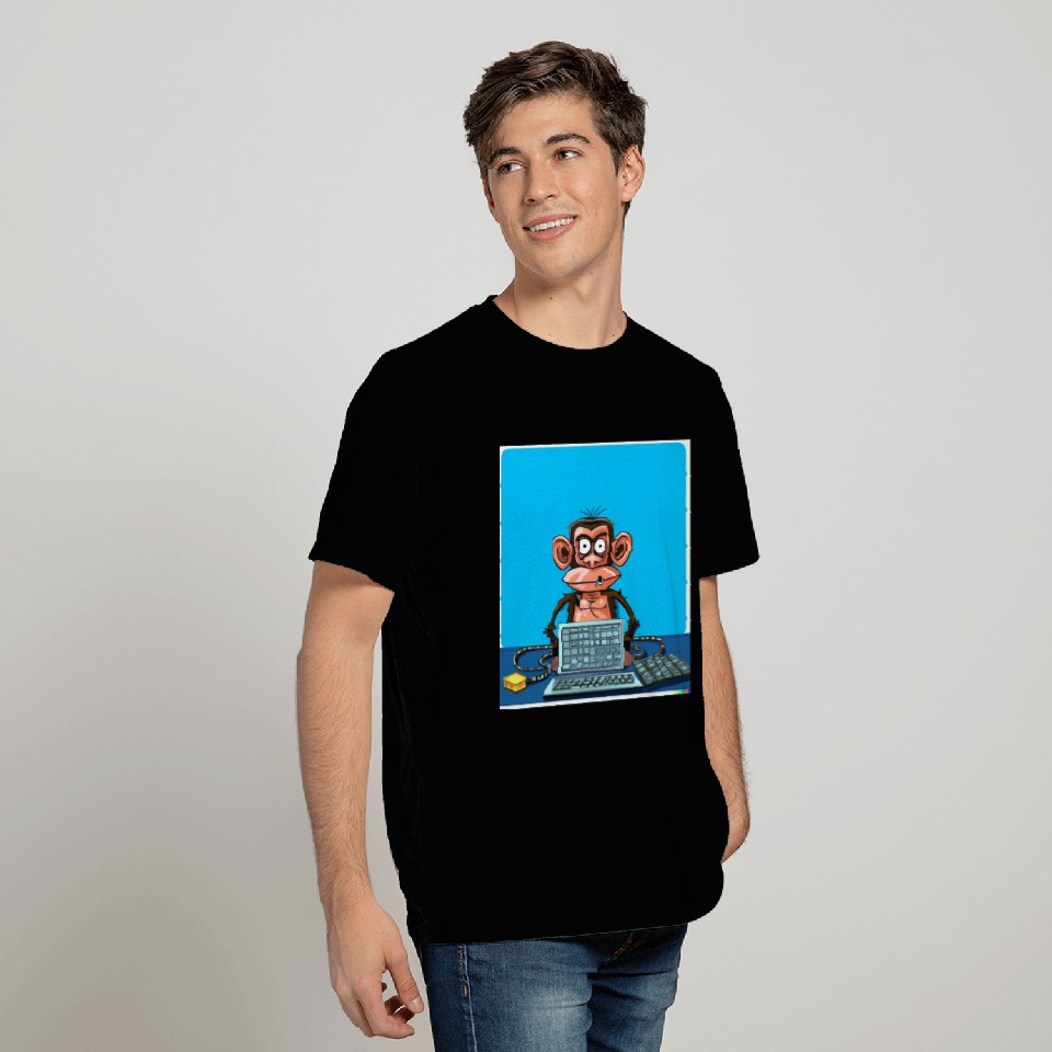 programmer monkey T Shirts