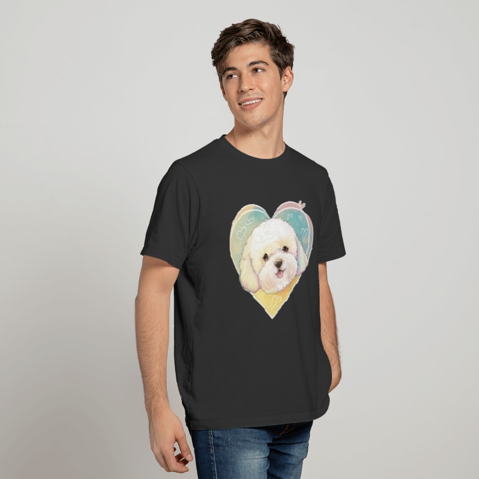 Bichon Frise dog cute T Shirts