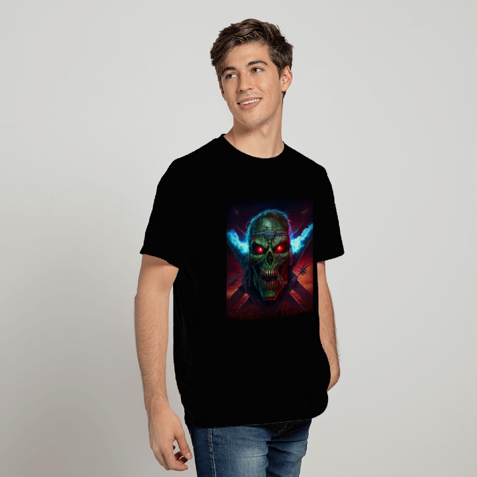 ZOMBIE IRON MAIDEN (version 14) T Shirts