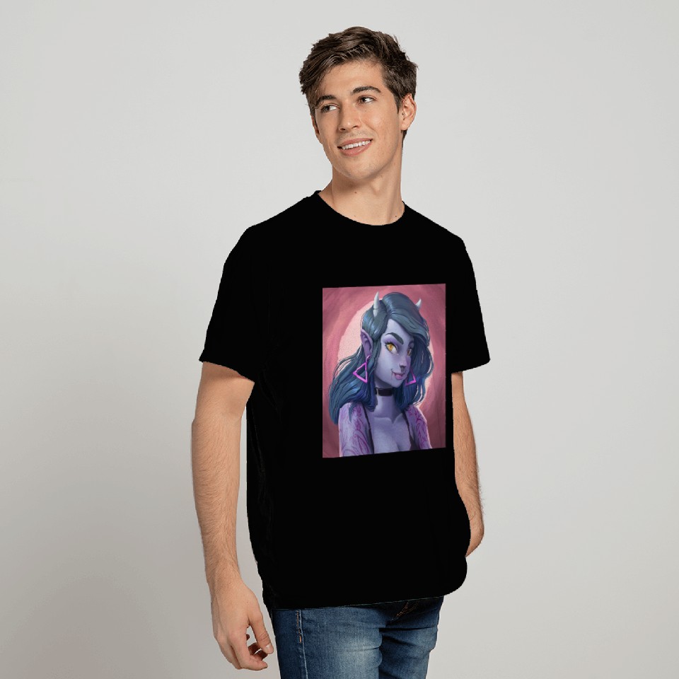 Alpha Female illustration as vampire T Shirts