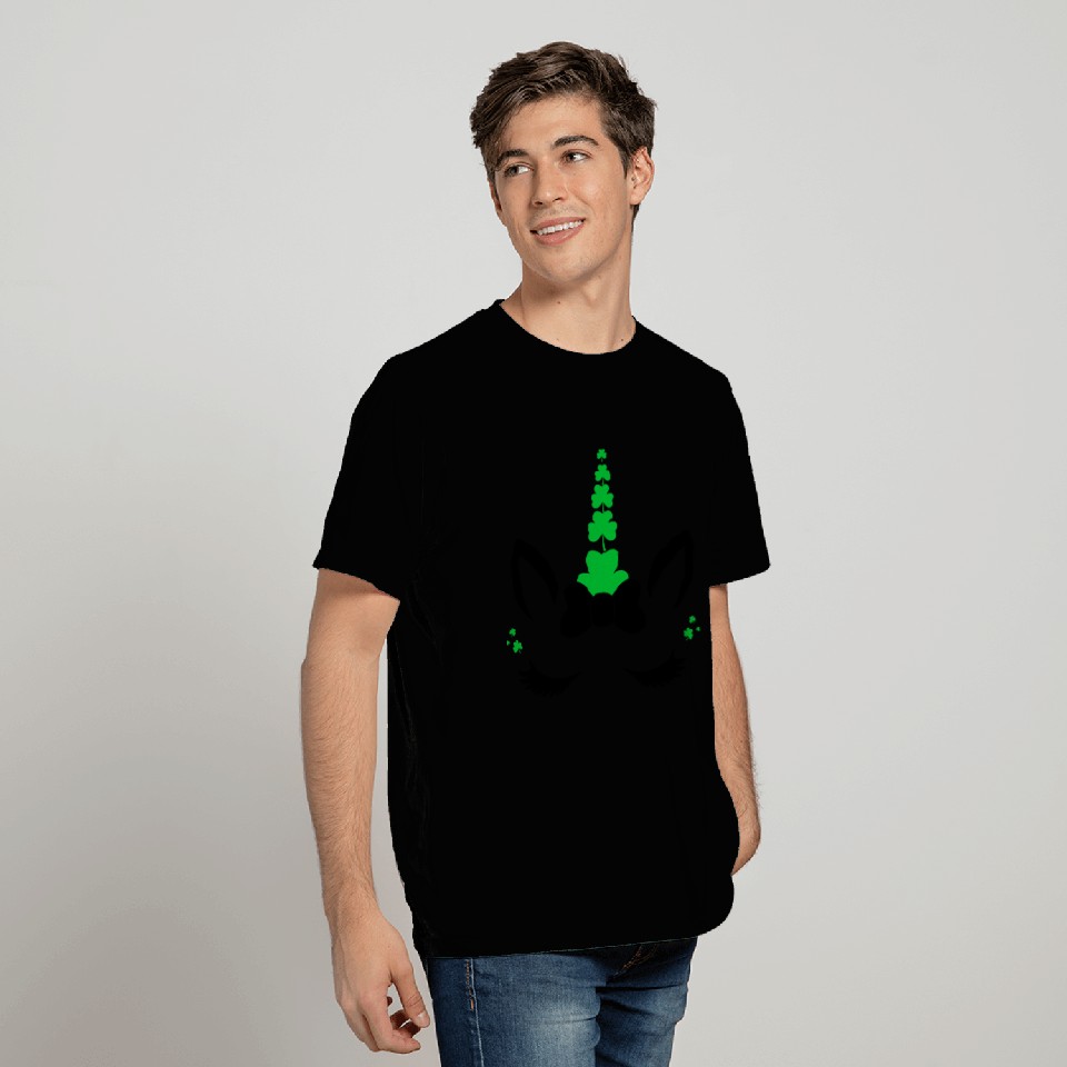 Vector Saint patrick s day unicorn design T Shirts
