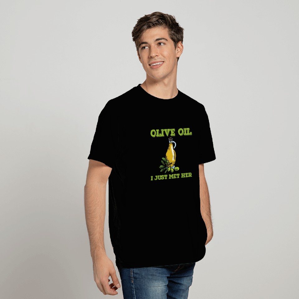 Funny Olive Oil Design T Shirts