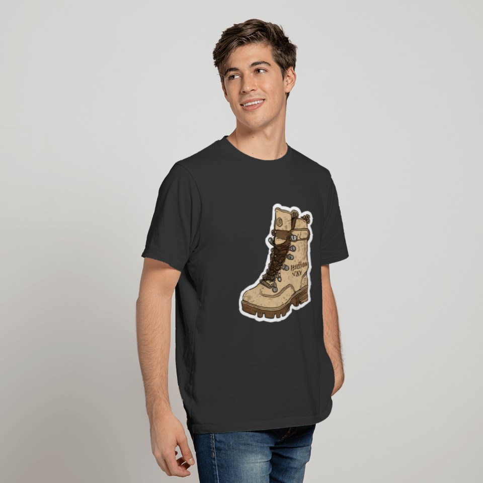 Wildflower Hiking Boot: Take the Journey of a Life T Shirts