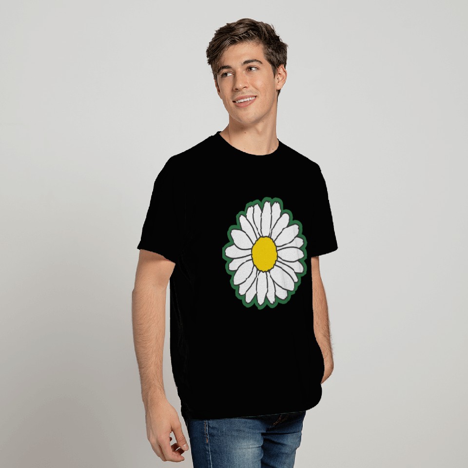 green daisy flower T Shirts
