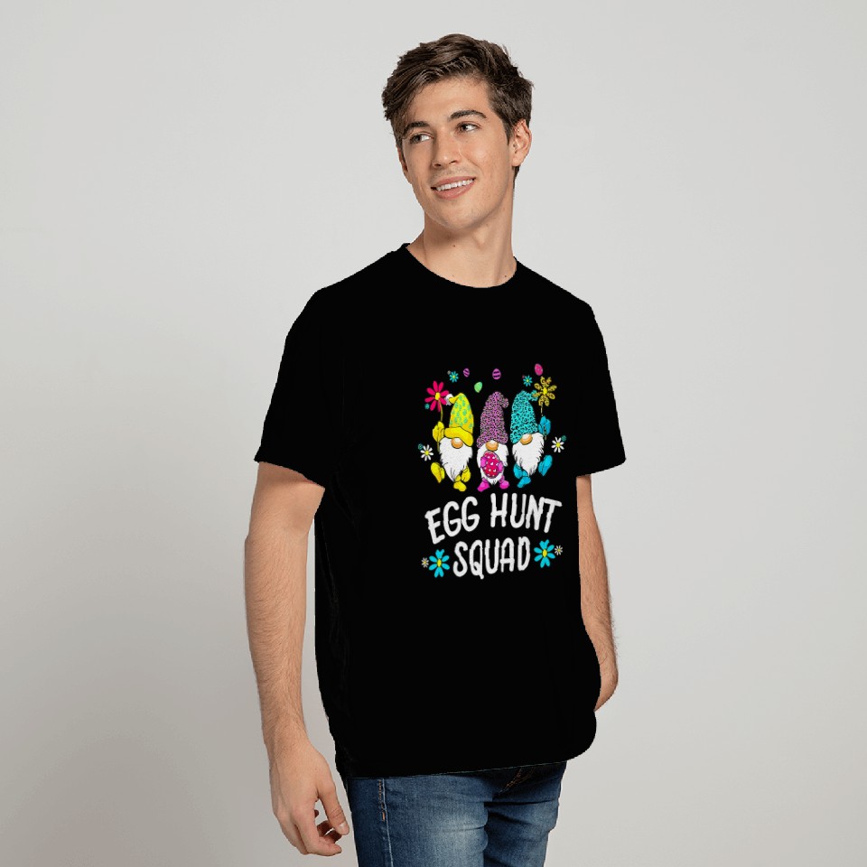 Cute Gnomes Easter Egg Hunt Squad Gnomes Easter T Shirts