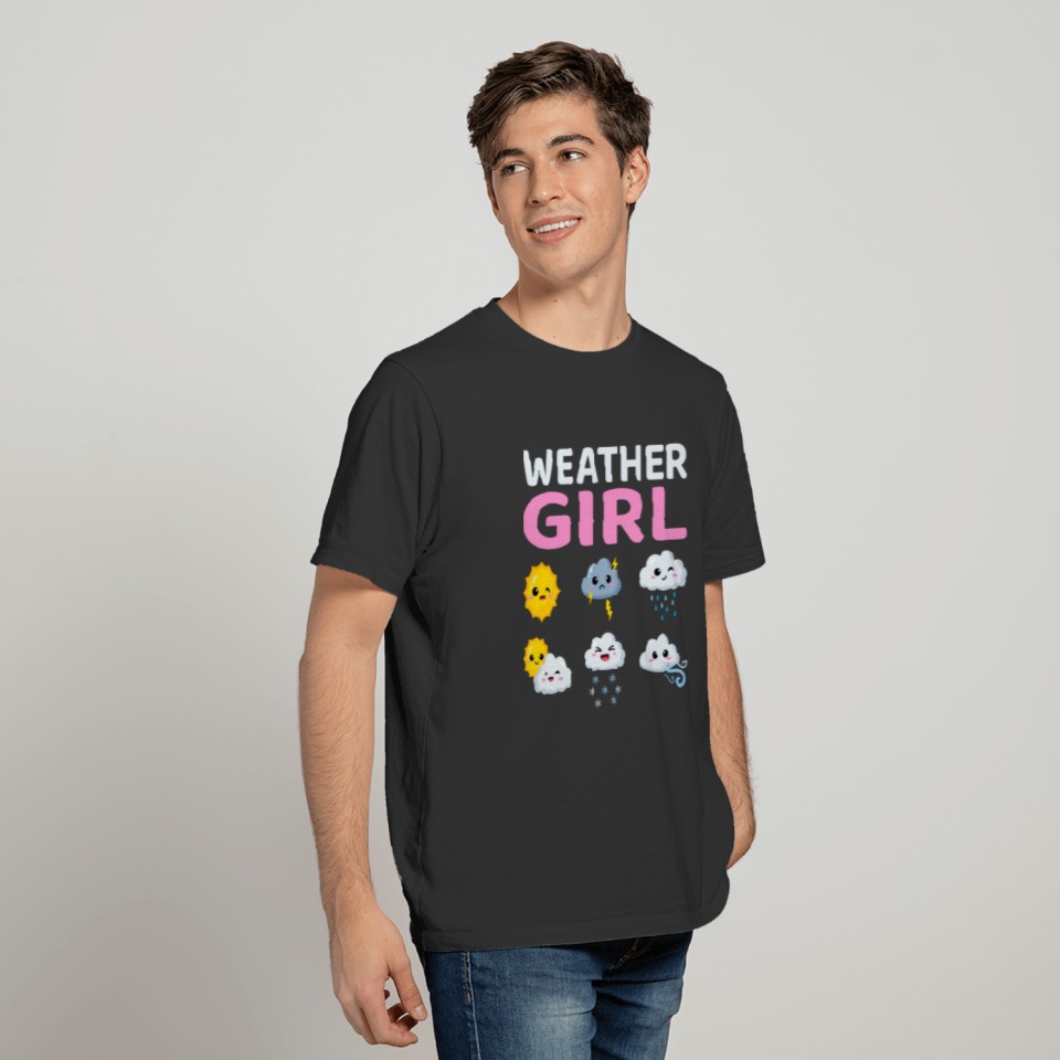 Weather Girl I Kids I Weather Forest T Shirts