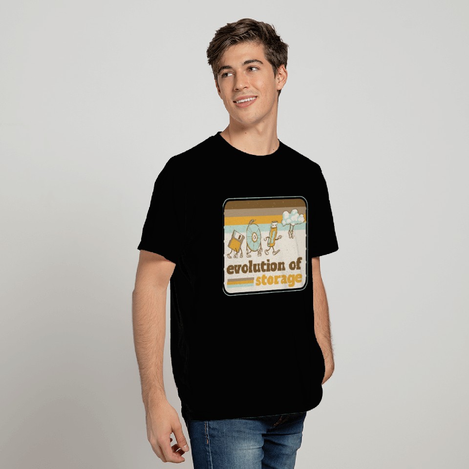 Computer storage evolution T Shirts