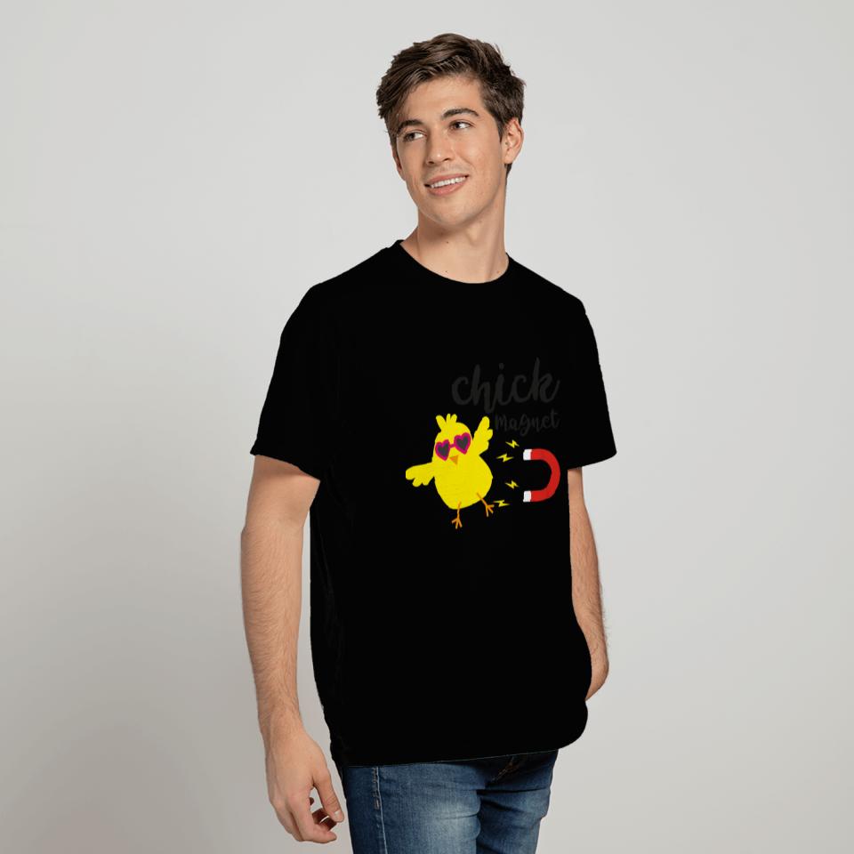 Fun Kids Toddler Boy Easter Chick Magnet T Shirts
