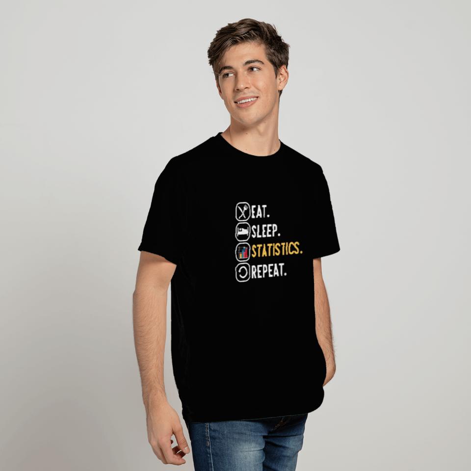 Statistics Numbers Data Science Statistician T Shirts