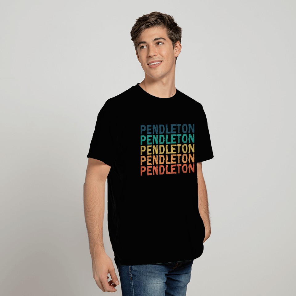 Pendleton Name T Shirts - Pendleton Vintage Retro N
