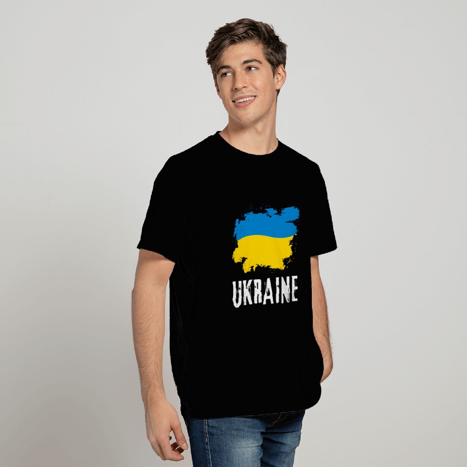 Ukraine Flag Ukrainian Support Pride T Shirts