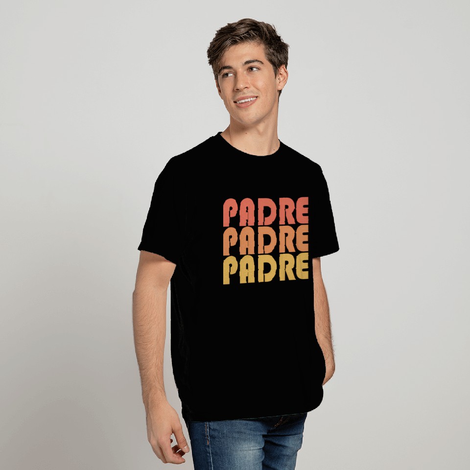 Padre Typography 1970S T Shirts