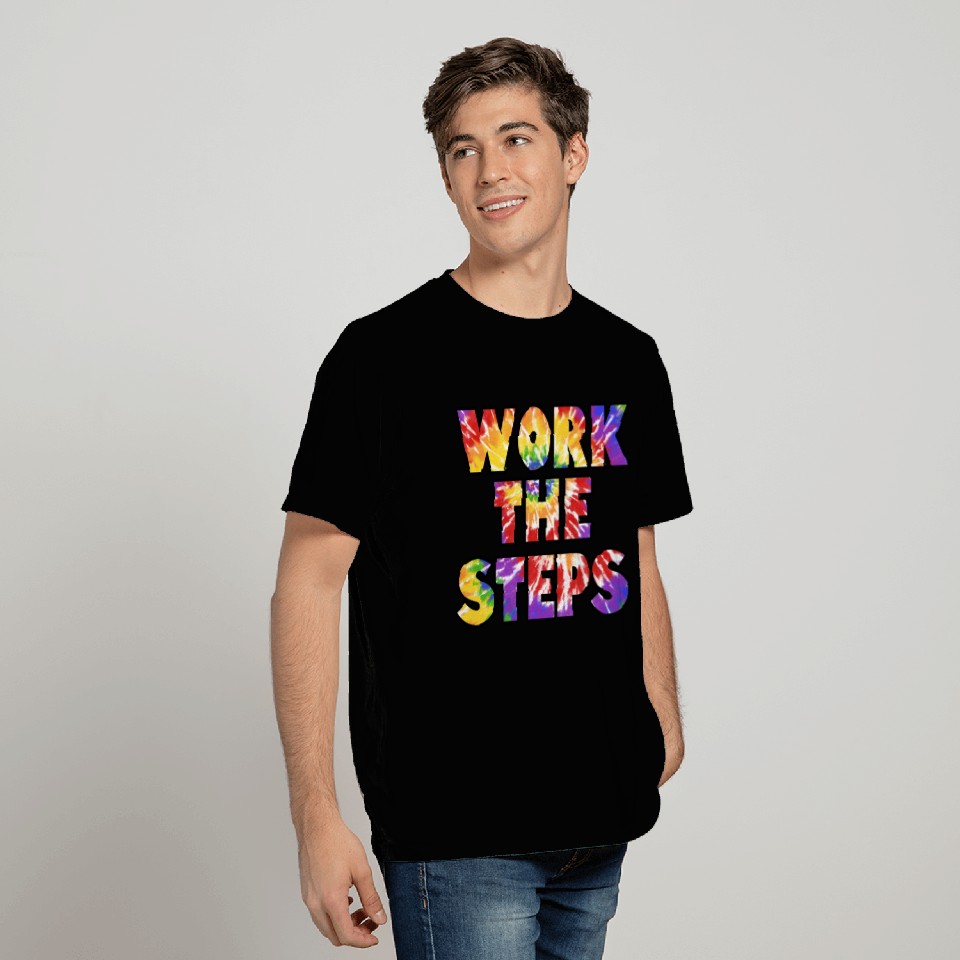 Work the Steps tie dye T Shirts