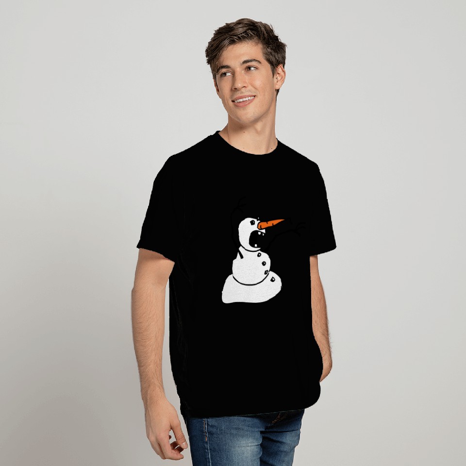 Angry Snowman T Shirts